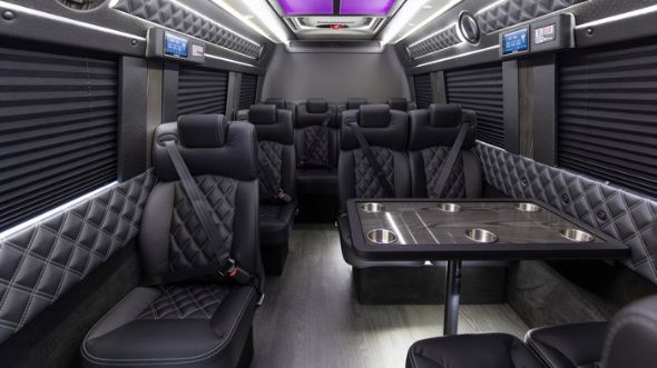15 passenger sprinter van interior high point
