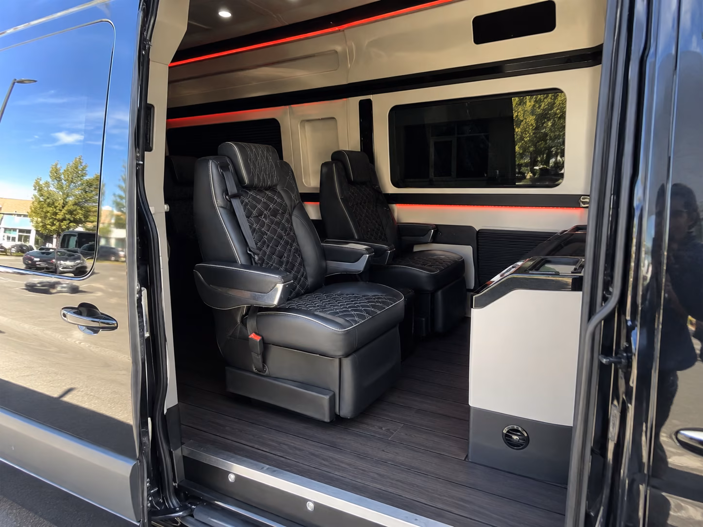 8 passenger sprinter van inside