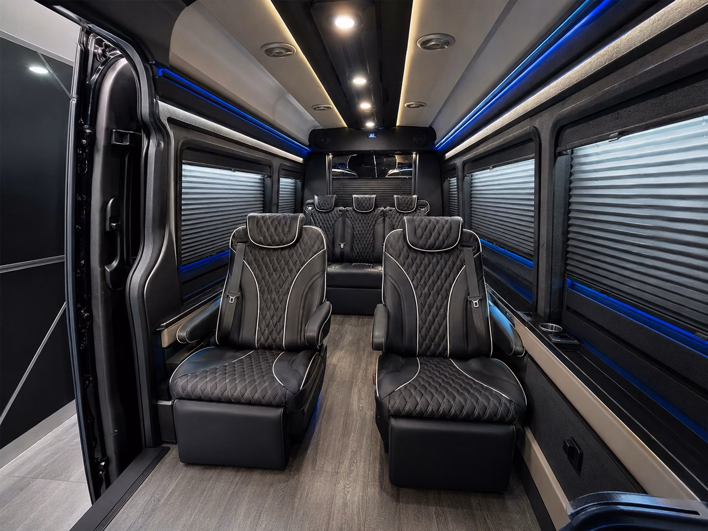 high point 10 passenger sprinter van inside