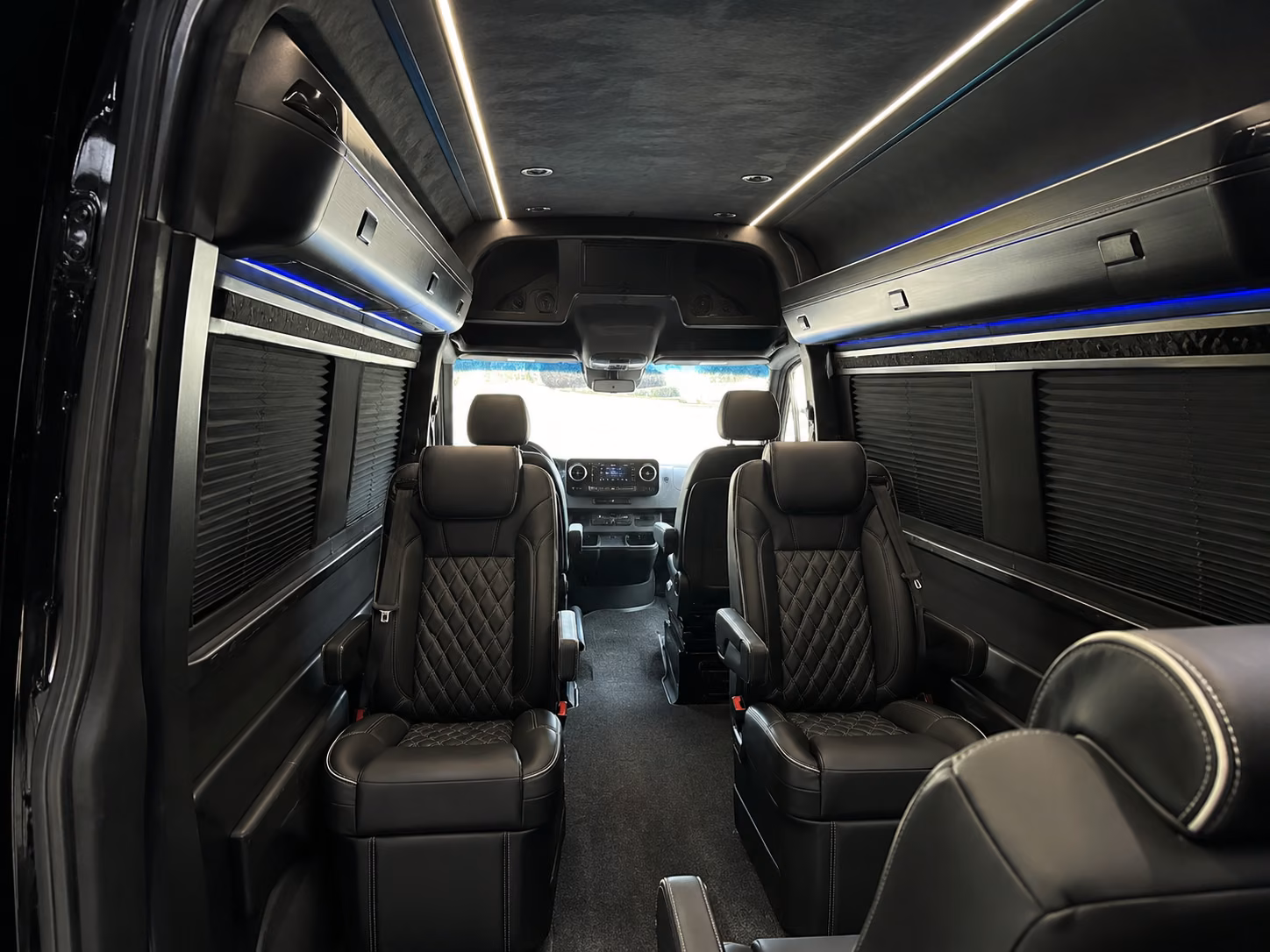 high point 15 passenger sprinter van interior