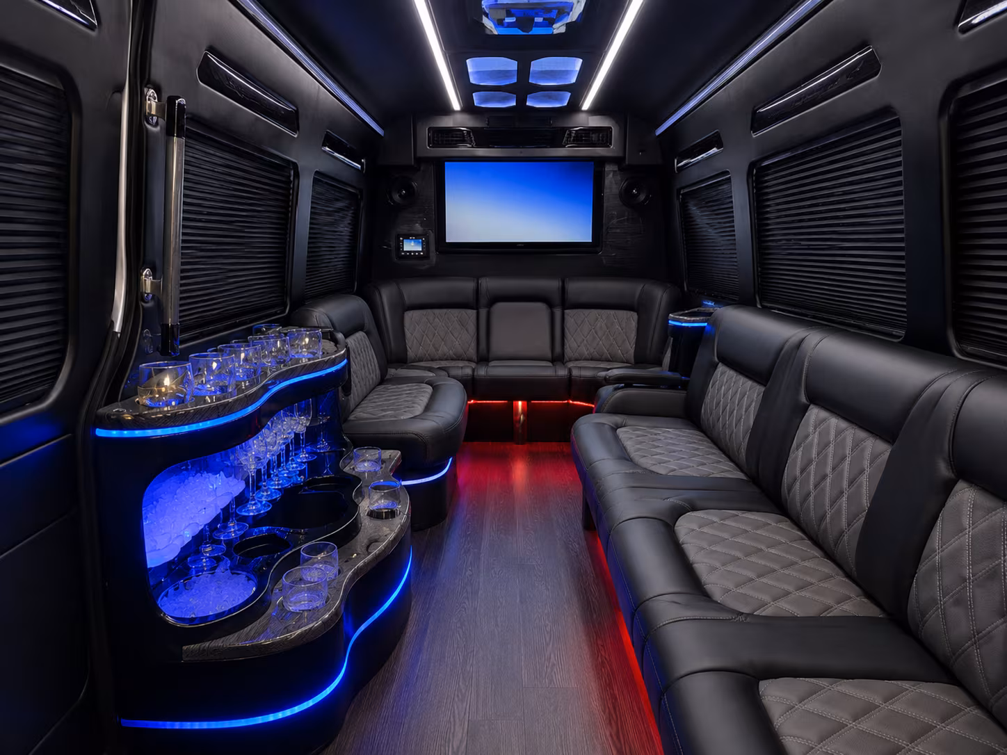 high point sprinter limousine interior