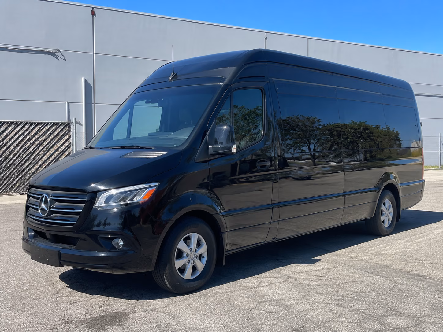high point wedding sprinter van rental