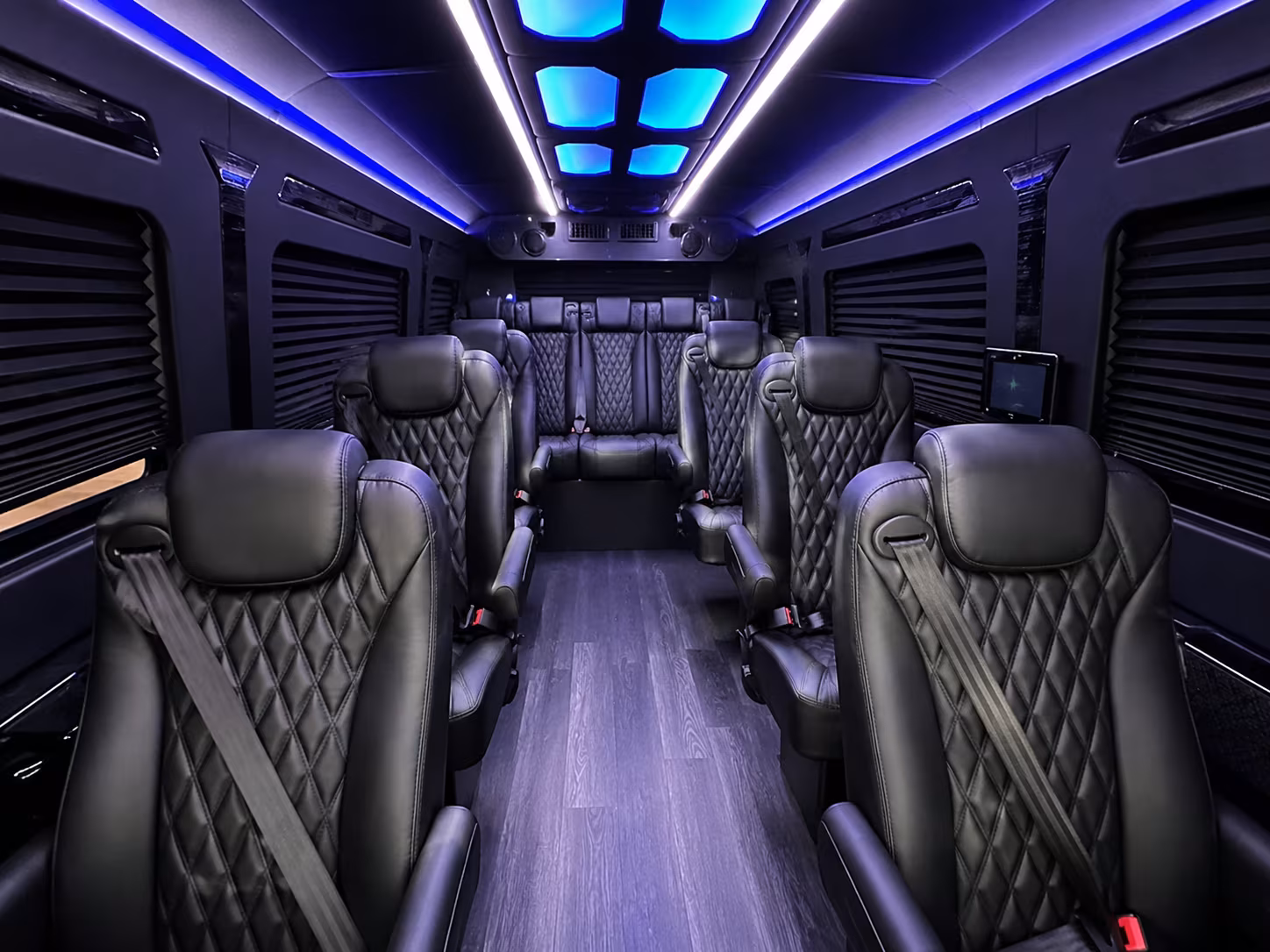 hotel block transfers and multi venue guest shuttle sprinter vans in high point